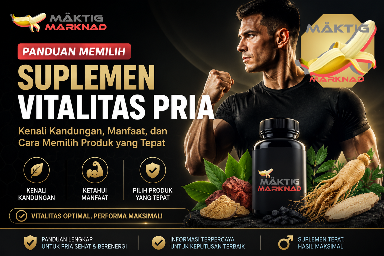 Panduan Memilih Suplemen Vitalitas Pria