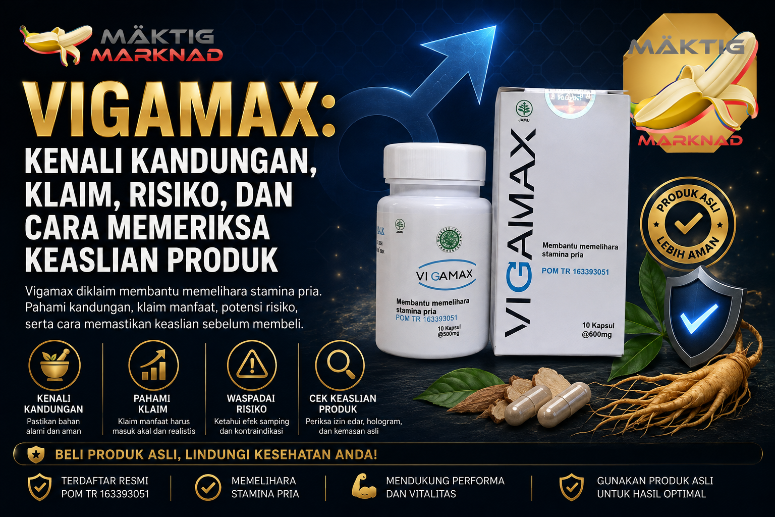 Vigamax: Kenali Kandungan, Klaim, Risiko, dan Cara Memeriksa Keaslian Produk