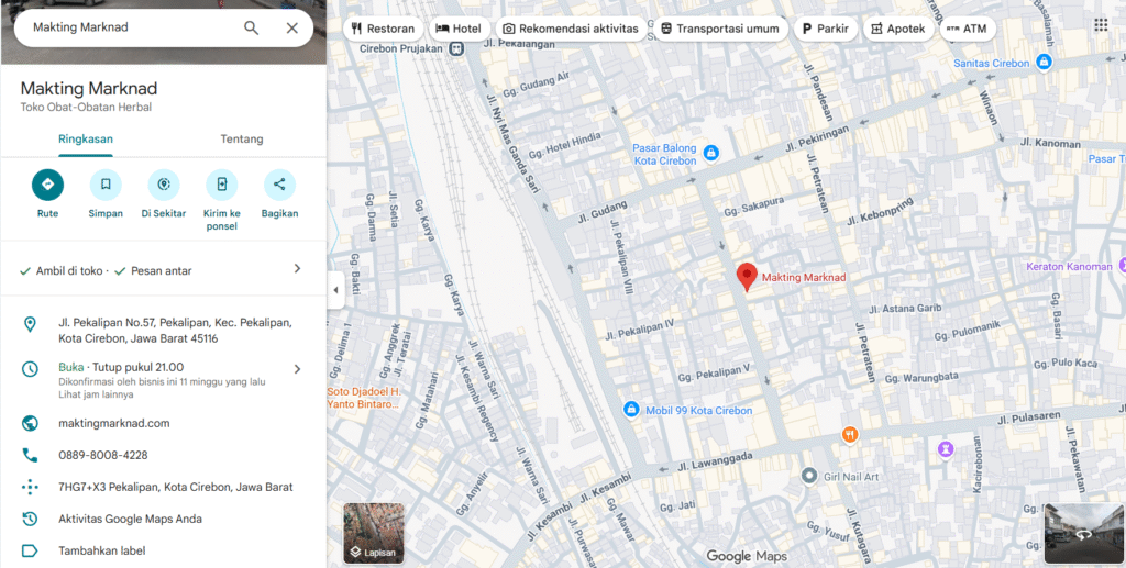 Lokasi Obat Kuat Cirebon